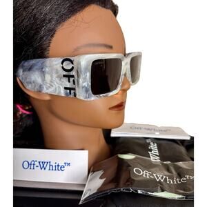 NEW Off-White Unisex Sunglasses - Milano, Marble Gray.